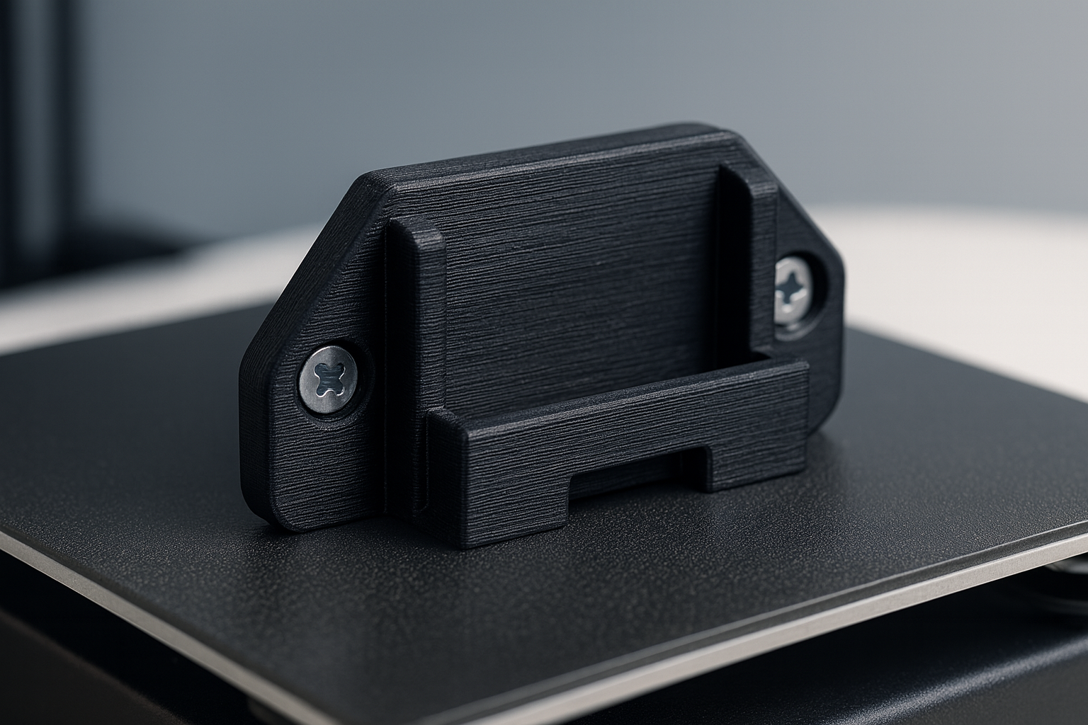 Render of finished wall mount